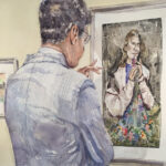 Gardner. He studies her hands