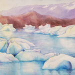 MaryESegraves2GlacierLagoon22x28