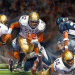 DavidRBecker1NavyFootball20x30